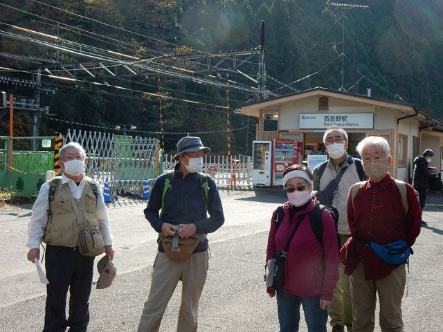 2021年11月 定例山行「読図 奥武蔵／吉田山・秩父御嶽山」