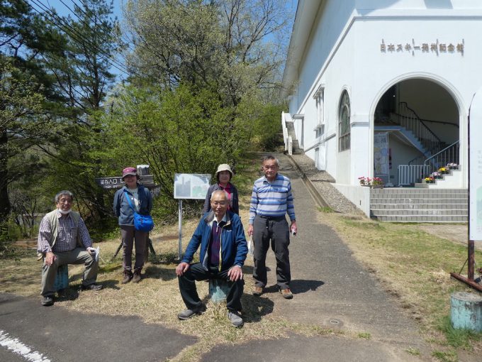 日本スキー発祥館にて