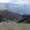  Margor Lek Bhanjyang(4037m)からの登り道を振り返る
